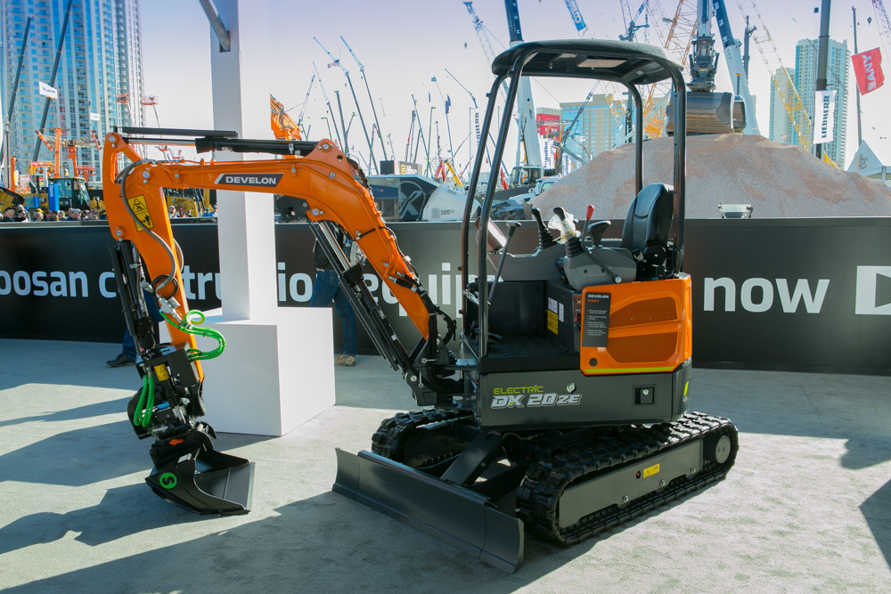 DEVELON, Formerly Doosan, Releases First Electric-powered Excavator ...